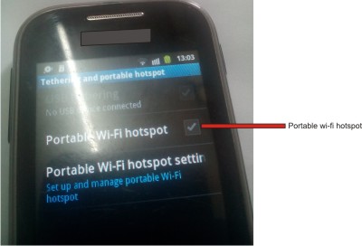 portable hotspot.