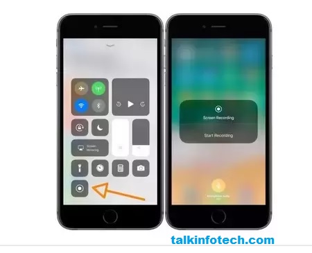 screen recording on iPhone