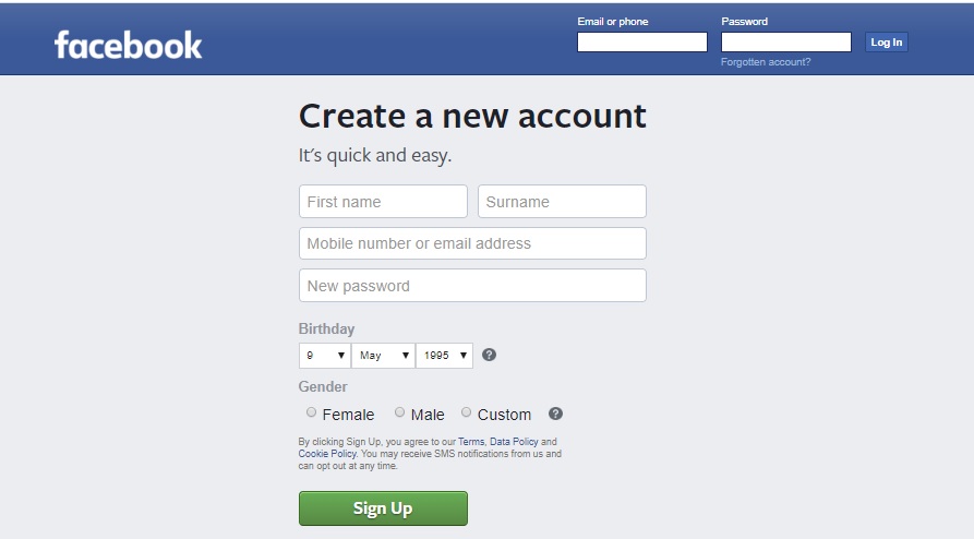 To fb steps account create Hacked Facebook