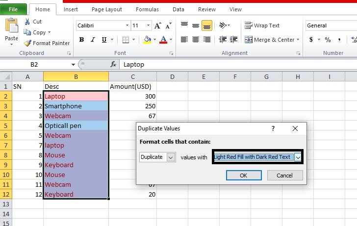 how to find duplicates in excel