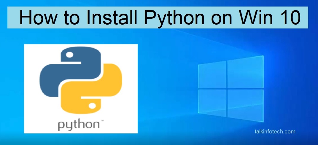 how to install python on windows 10