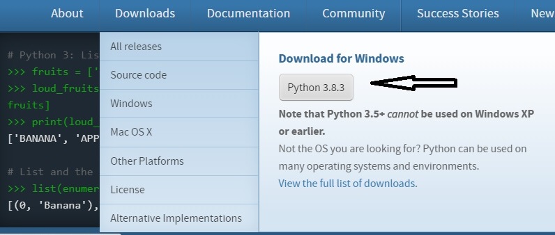 how to install python on windows 10
