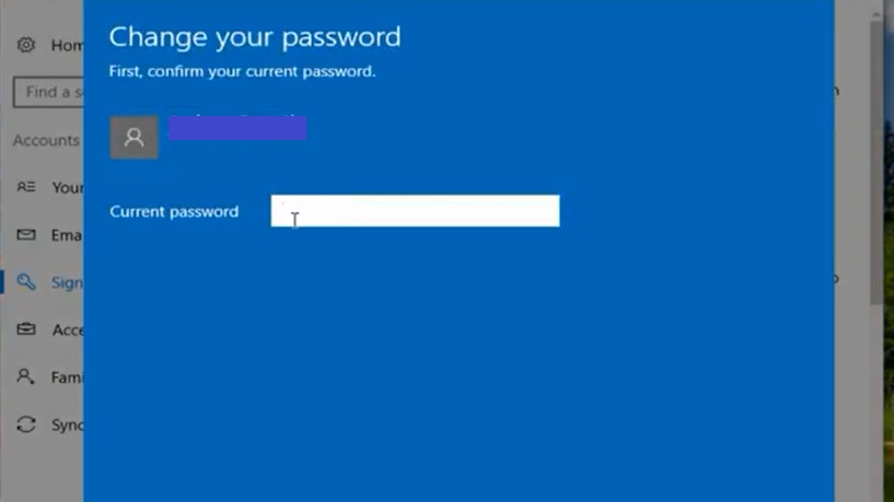 How to Change Password in Windows 10