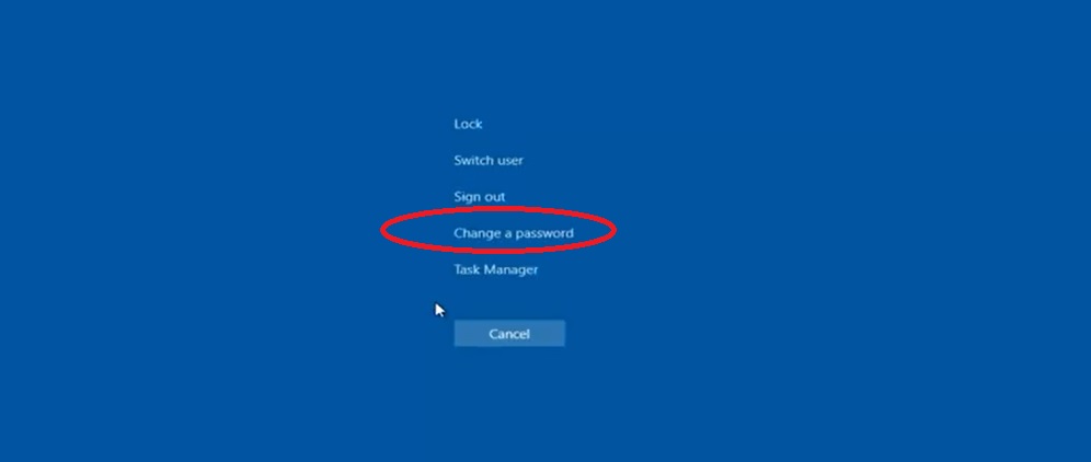 How to Change Password in Windows 10
