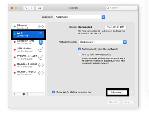 how to find ip address